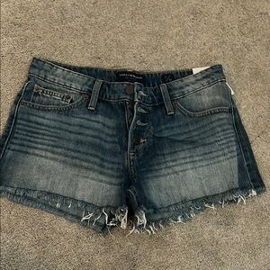 Lucky Brand Blue Distressed Jean Shorts